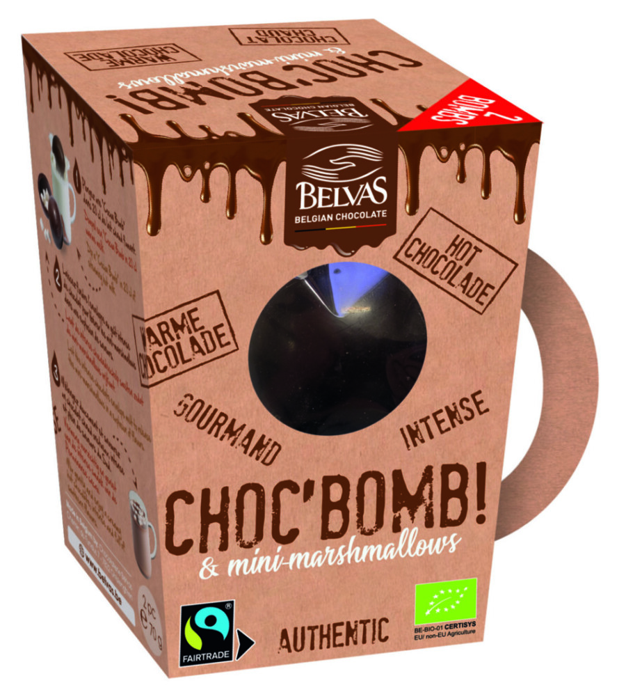 Hot Chocolate Bombs & Mini Marshmallows (70g)